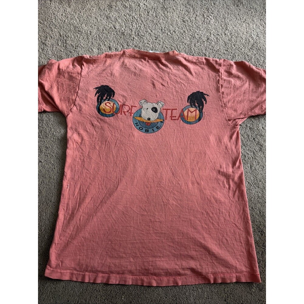 Hobie Single Stitch Surf Team Vintage 1987 Pocket Tee XL